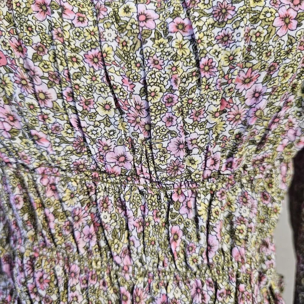 H&M floral smocked